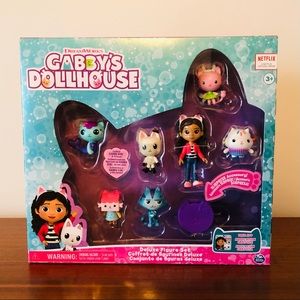 New! DreamWorks Gabby’s Dollhouse Deluxe Figure Set